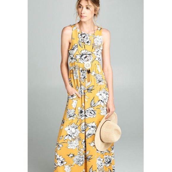 ✨Reposh✨ SPRING FLORAL PRINT MAXI DRESS - Picture 2 of 4